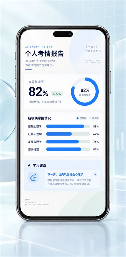 突破者小程序03 · 考情报告截图